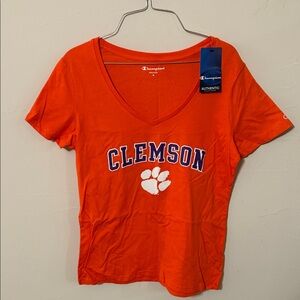 Champion Women's Orange Clemson Tee